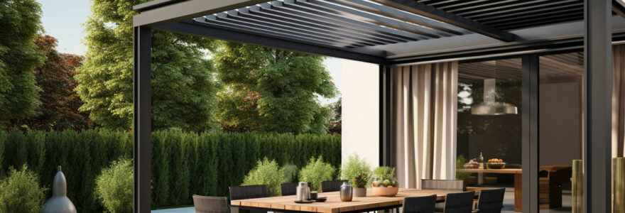 Pergola en aluminium